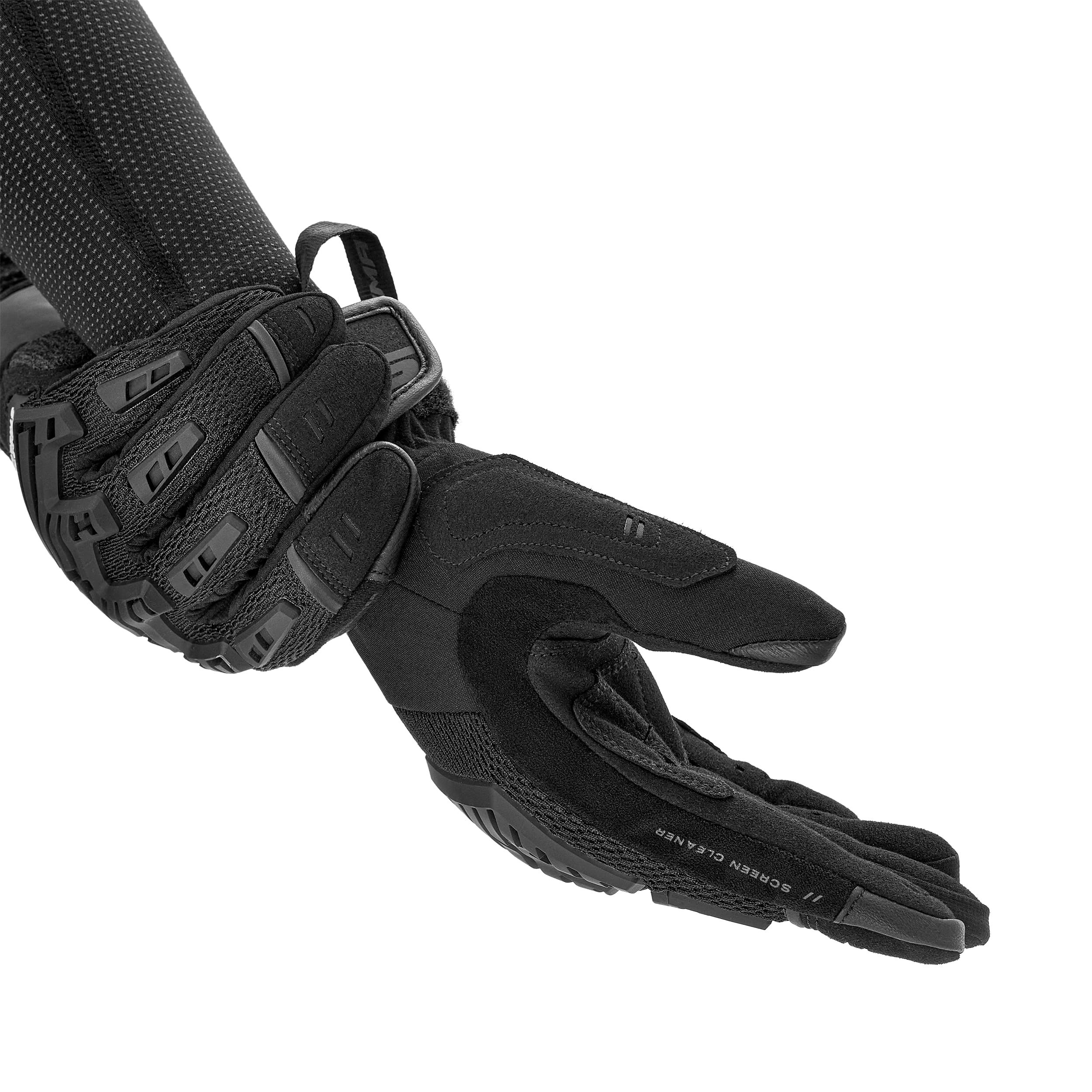 SHIMA STREAM Gants Moto Homologué Femme Textile Longues Ete Ventilé Protecteur Perforé Gant Protecion Norme Touchscreen Ventilation Scooter Trotinette Motocyclette (Femmes, Noir, XS)