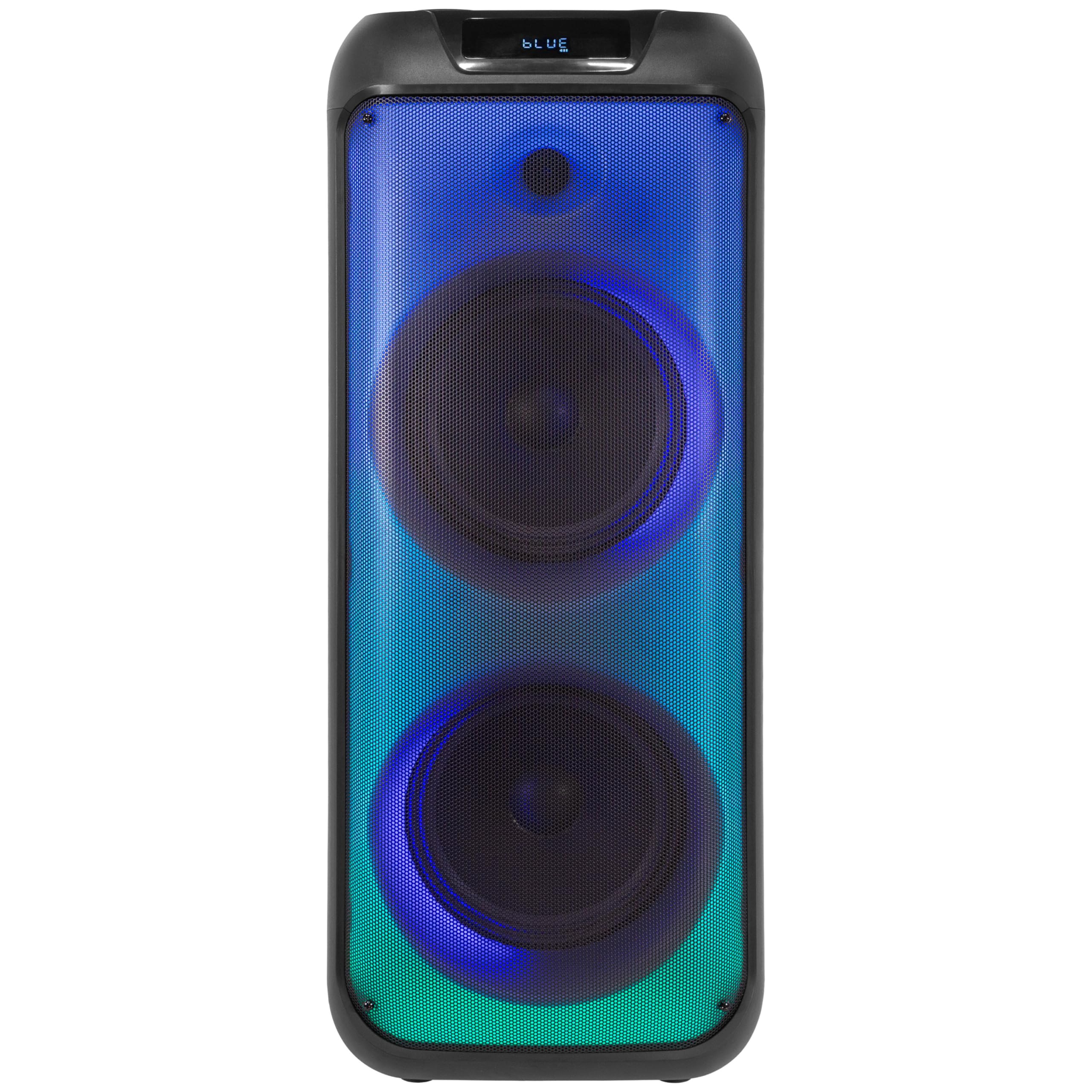 BoomToneDJ BOOMaster 900 – Enceinte Portable Active 900W avec Effets Lumineux, Bluetooth 5.0, TWS, USB/SD, Batterie Rechargeable, roulettes et poignée.