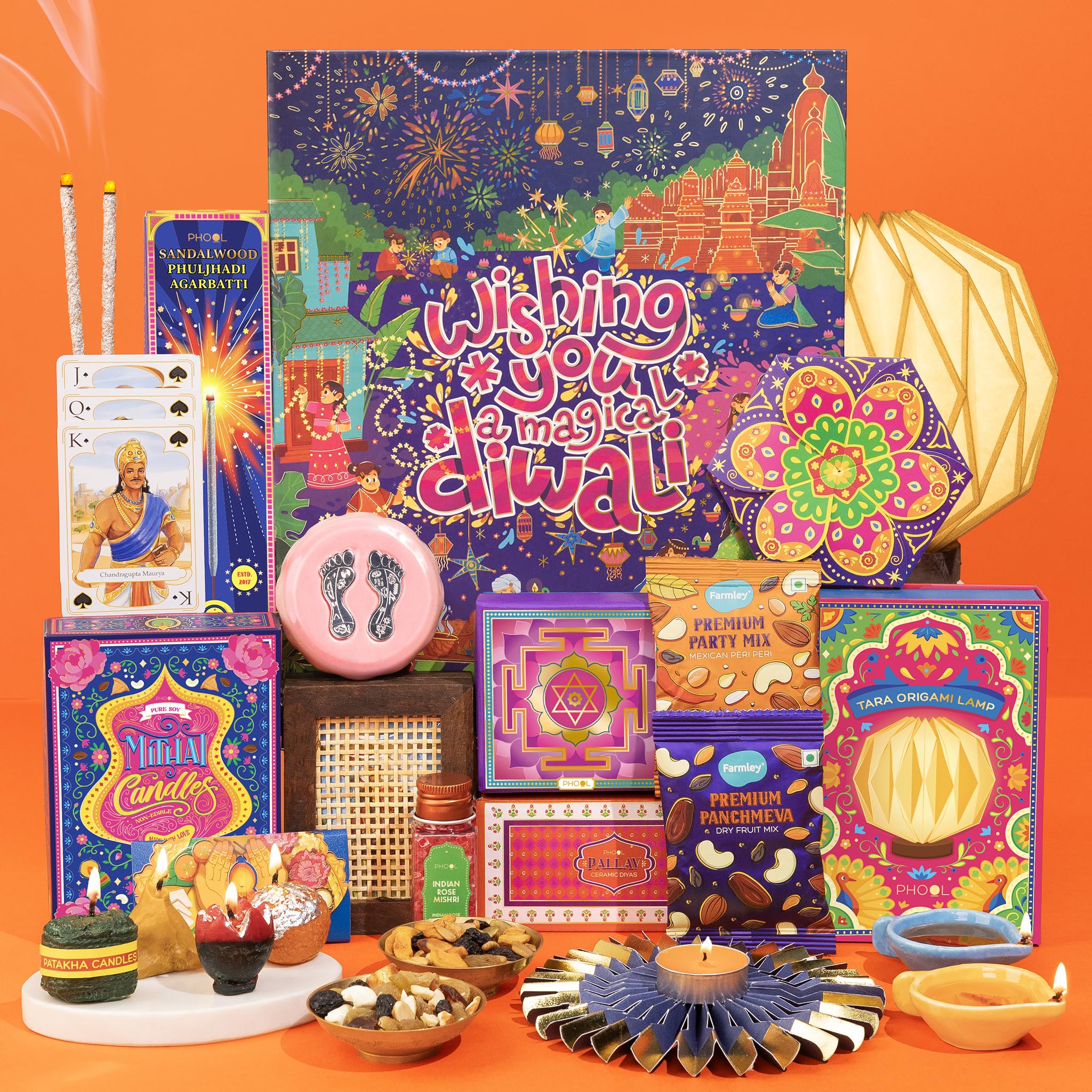 Phool Diwali Dazzle Gift Box 2025 | 13 Premium Festive Items