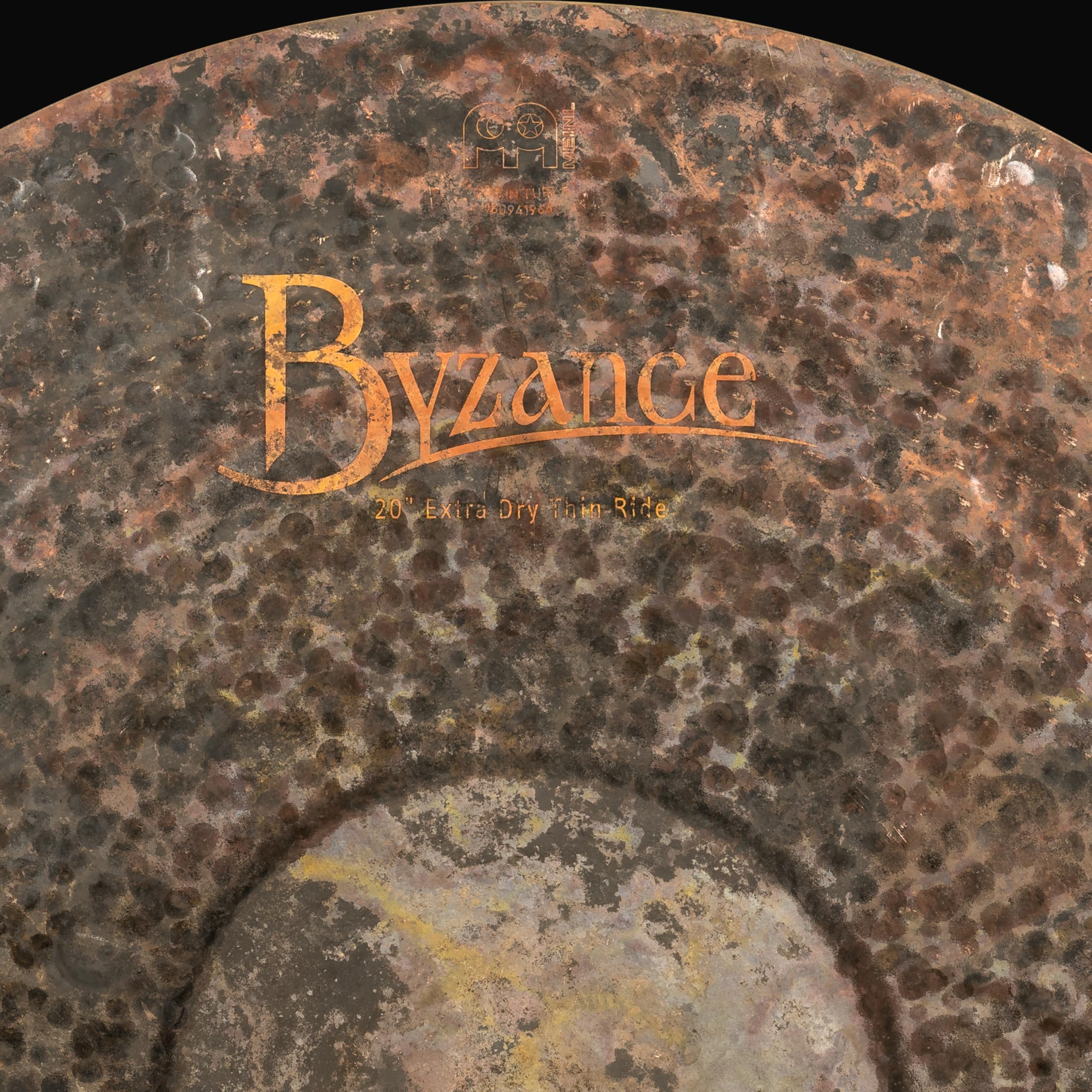Meinl Cymbals Byzance Extra Dry Cymbale Ride Thin 20 pouces (50,80cm) pour Batterie - B20 Bronze, Finition Brute et Traditionnelle (B20EDTR)