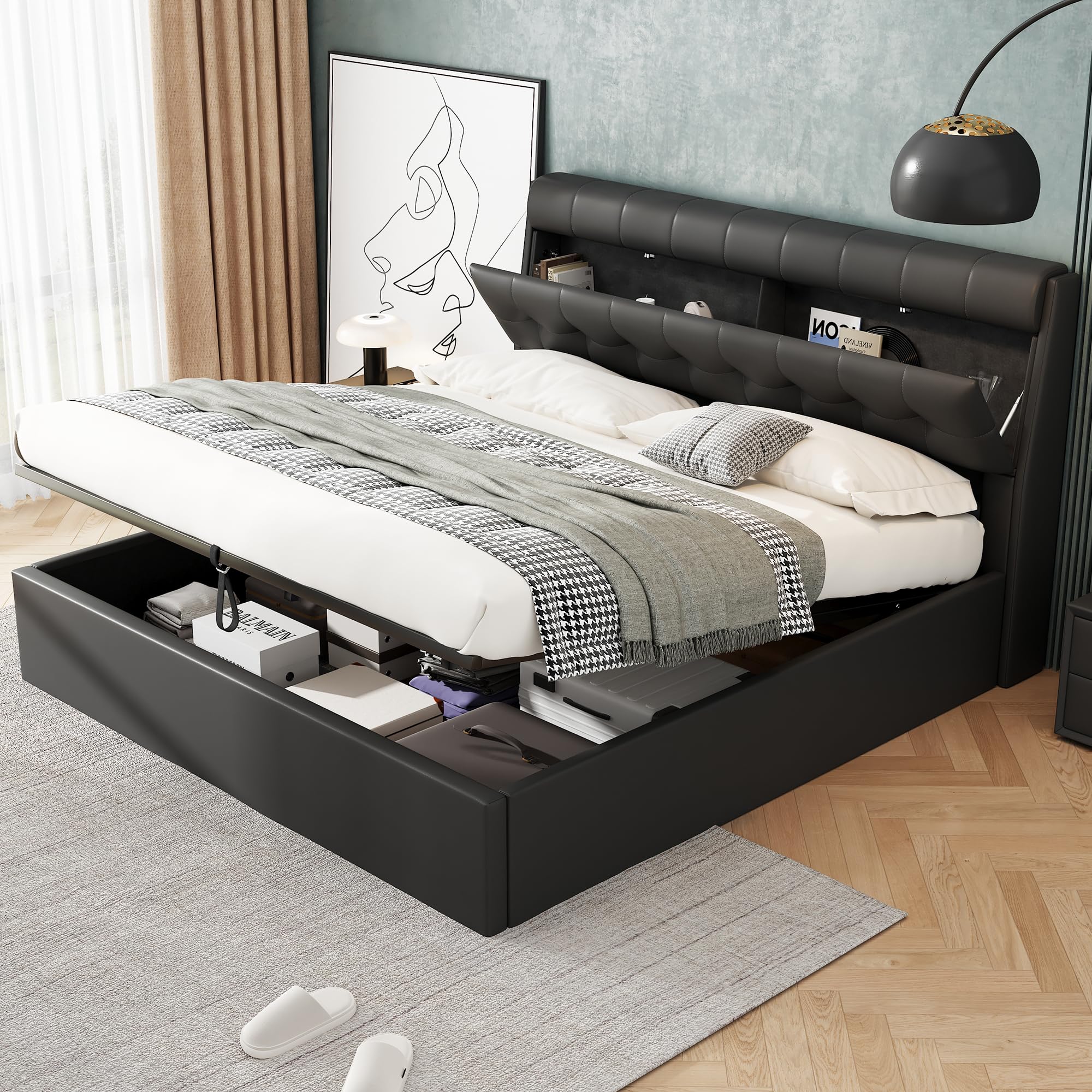 Boxspring met opbergruimte Basic - Direct Leverbaar