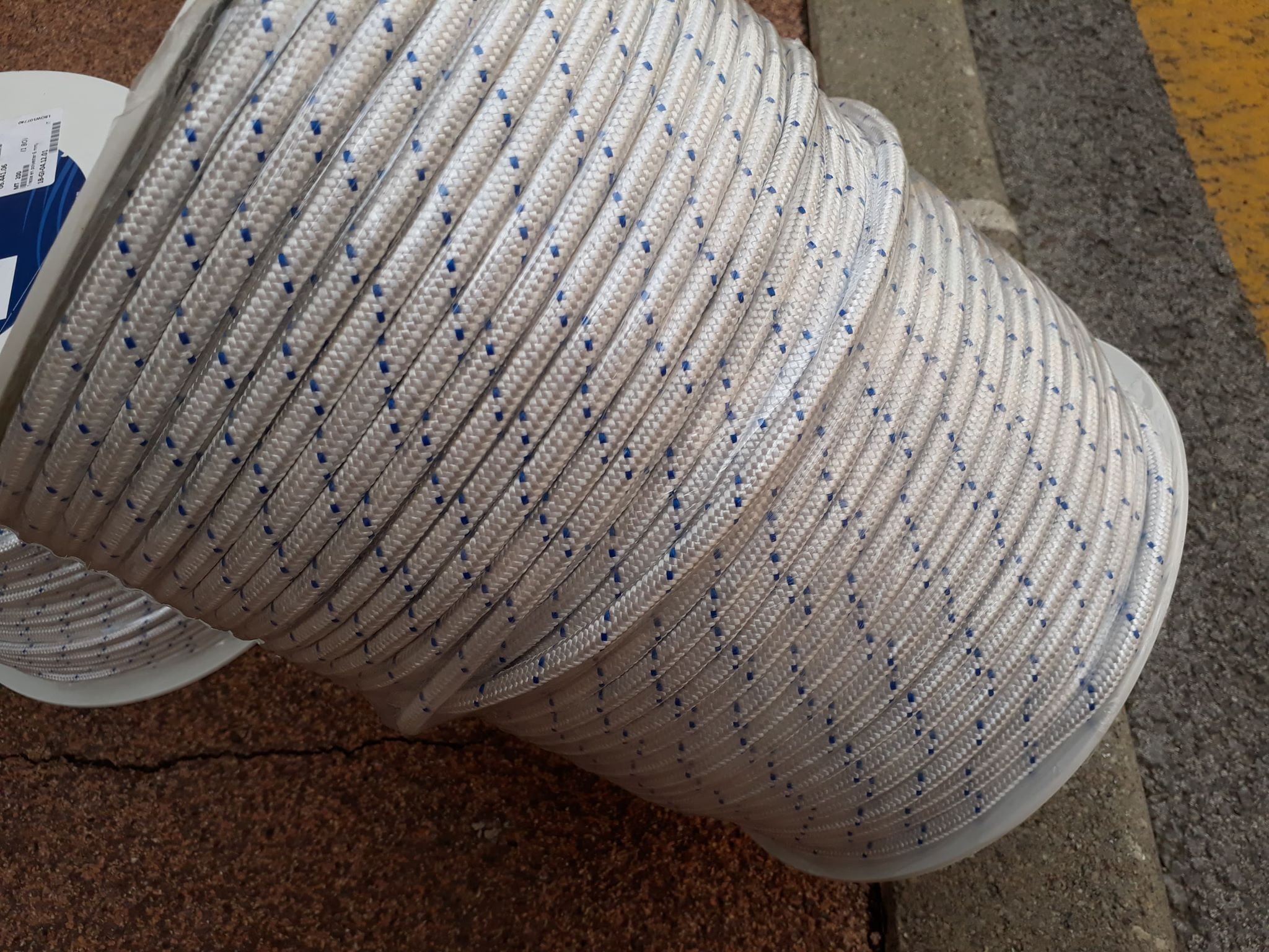 Tresse Polyester Ø 14mm Bobine 100 Mètres Cordage Drisse Bateau