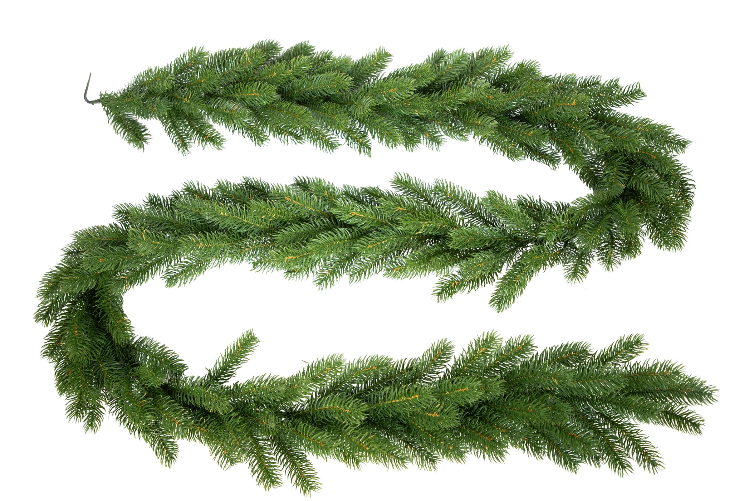Künstliche Tannengirlande 500cm - 390 Tips- LS - 100% PE Spritzguss | Girlande mit 22cm Breite mit biegsamem Drahtkern. Formstabil, langlebig & ideal für Türen & Geländer