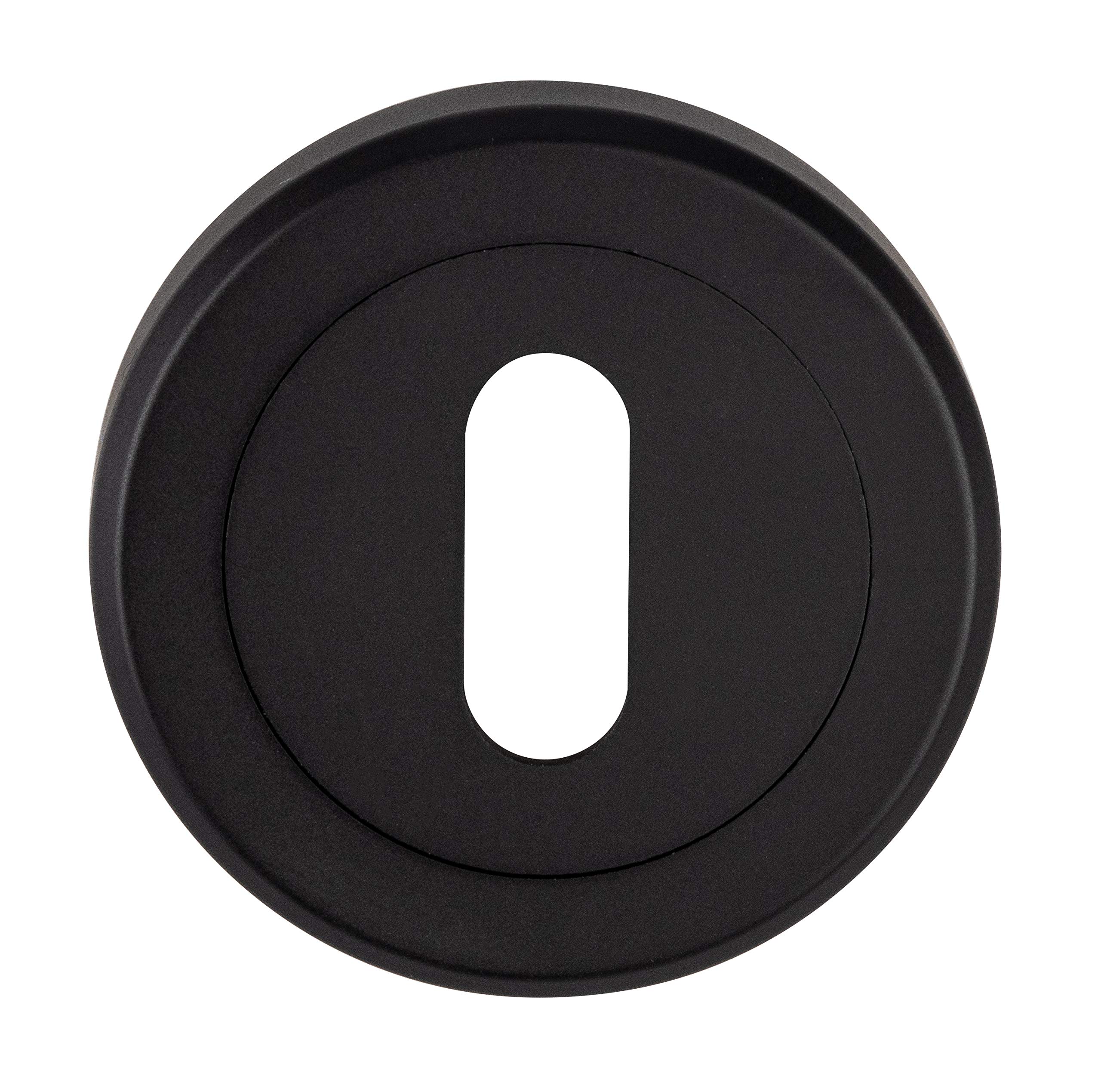Carlisle Brass Black Matt 51Mm Standard Profile Round Key Escutcheon | Szm003mb