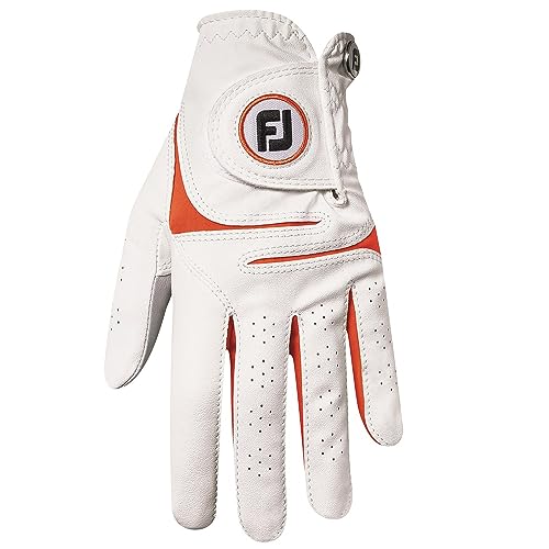 FootJoy 1 New WeatherSof Fashion Women's Golf Glove - Size M LH Orange