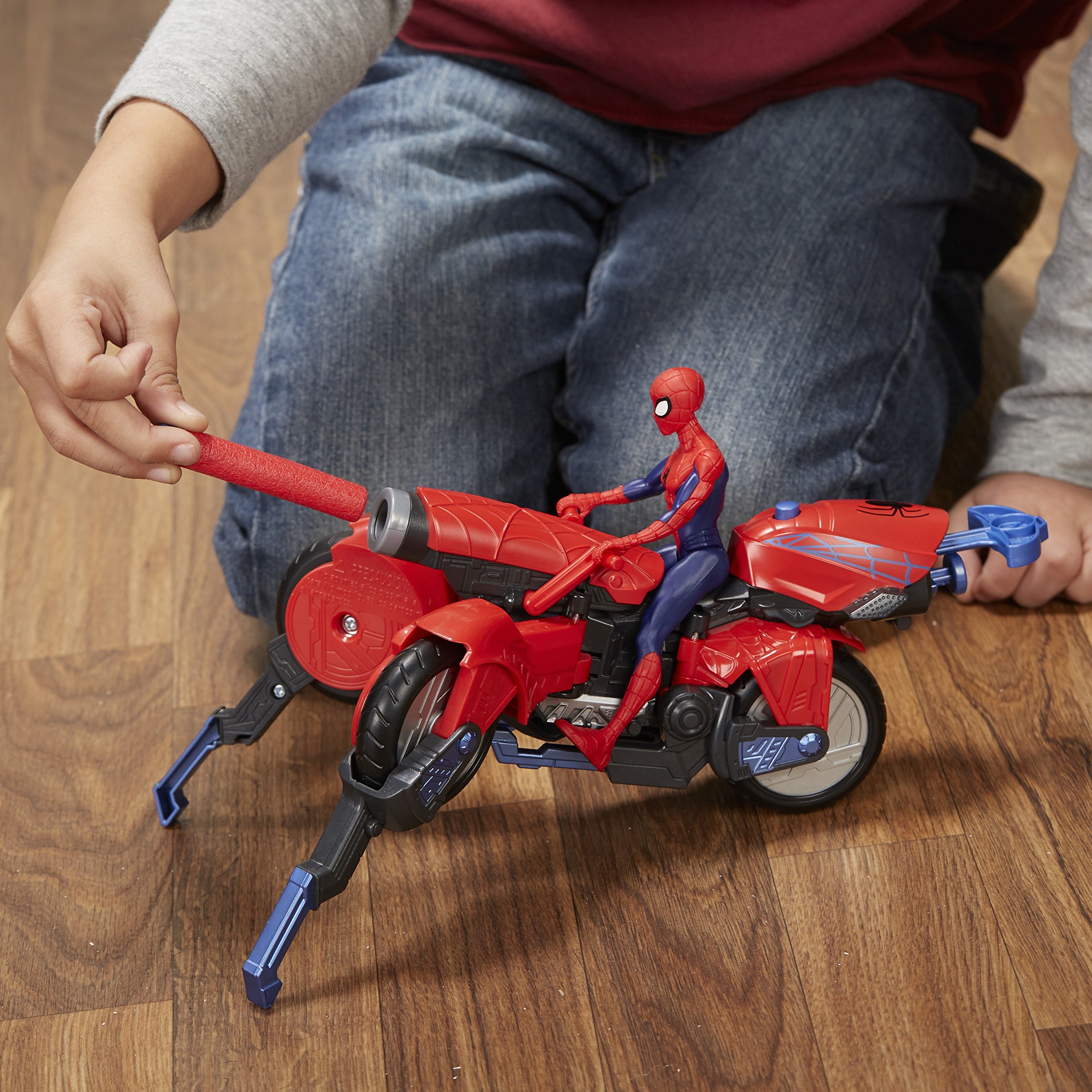 Marvel Spider-Man 3-in-1 Spider Cycle with Spider-Man Figure: Buy ...
