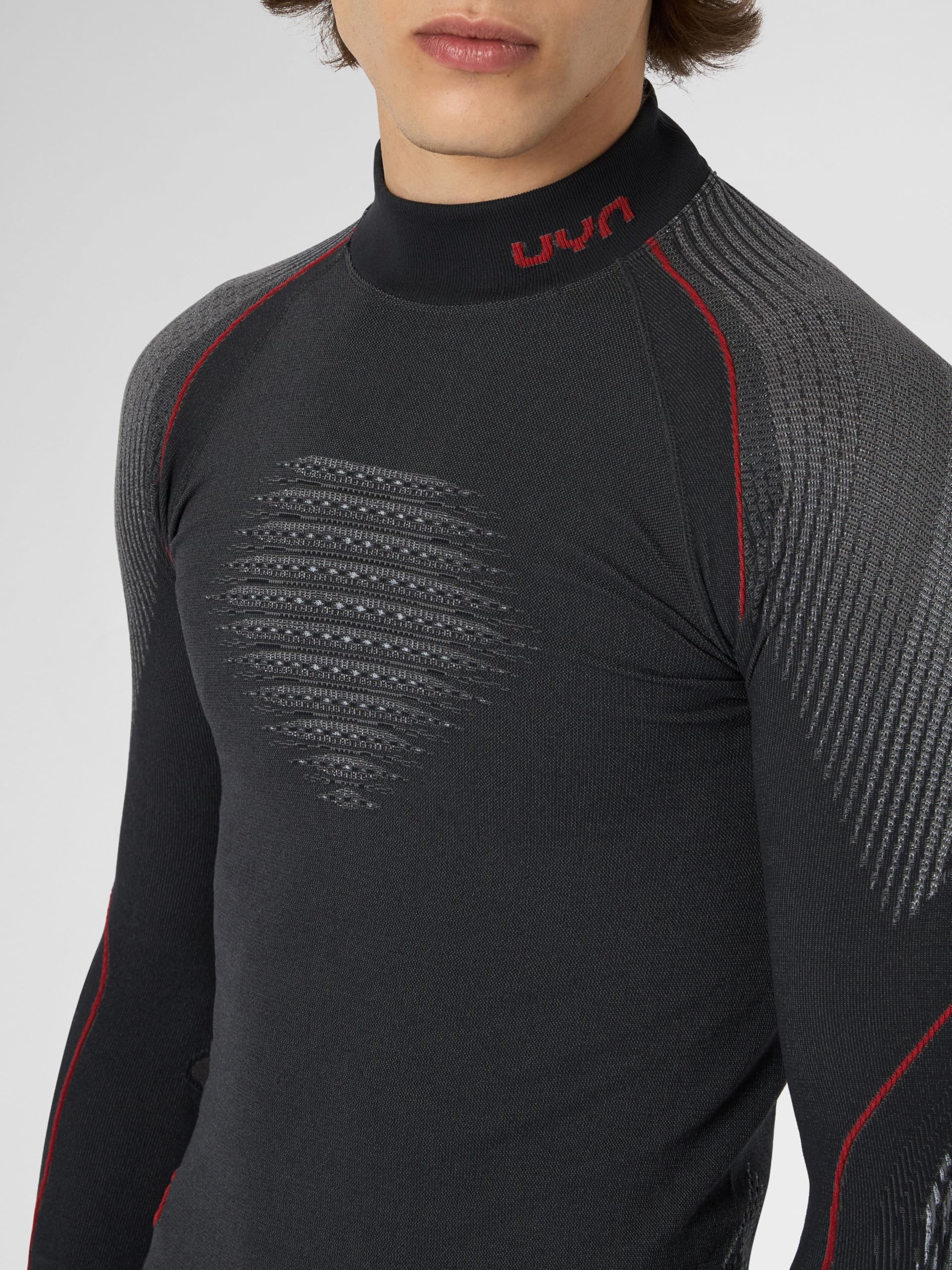 UYN Maglia Termica Dolcevita Evolutyon – Intimo Bio-Based Natex Traspirante con Coolvent e Design Hypermotion