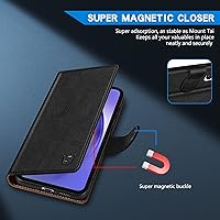 Vista 3 de ZZXX Funda tipo cartera para Samsung Galaxy A54 5G con bloqueo RFID, ranura para tarjetas, función atril, cierre magnético, funda protectora