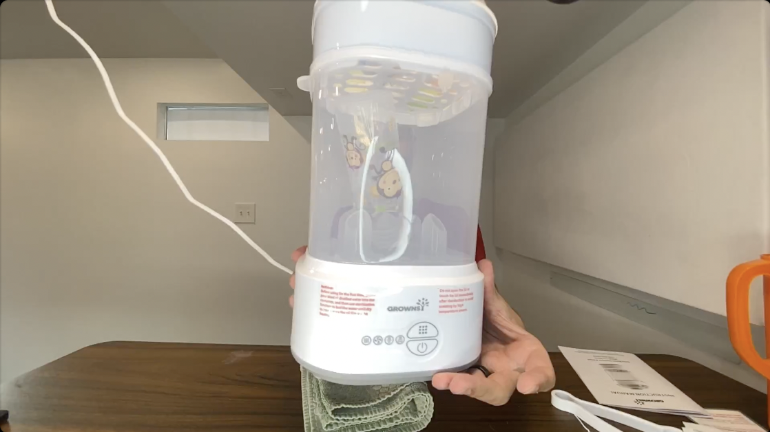 TESTING Grownsy Baby Bottle Sterilizer Drying Process Results