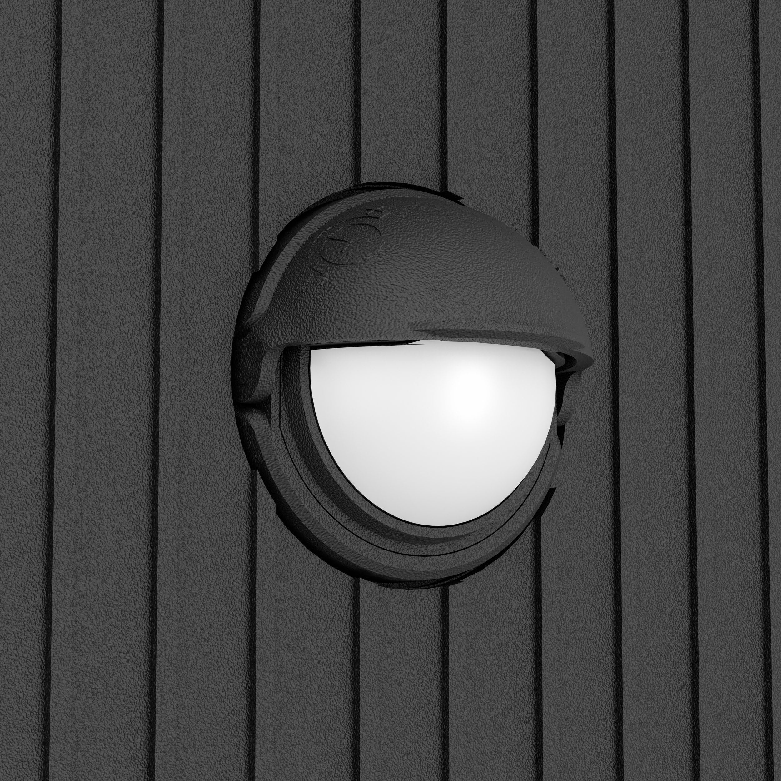 Eglo Lampada esterna LED Grottazzolina con sensore di movimento, luce | decorativa da giardino in alluminio nero, IP65, illuminazione calda, 80 cm
