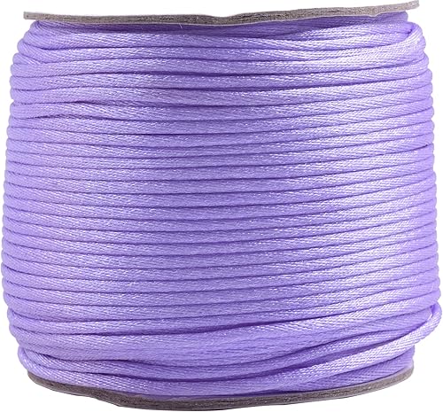 Vista 25 de KONMAY - Cuerda de nailon para hacer manualidades tipo bisutería, macramé o crochet, joyería, nudos chinos, Kumihimo, disponible en varios tamaños