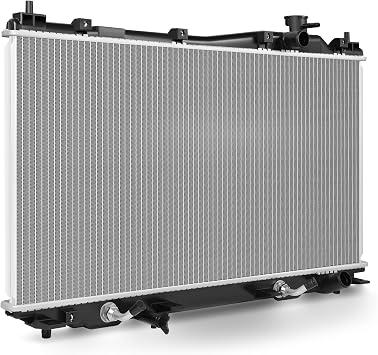 Complete Radiator, Compatible with 2001 2002 2003 2004 2005 Civic, Compatible with 2001-2005 Acura EL, L4 1.7L AT Engine Coolant Radiator Assembly with Transmission Oil Cooler