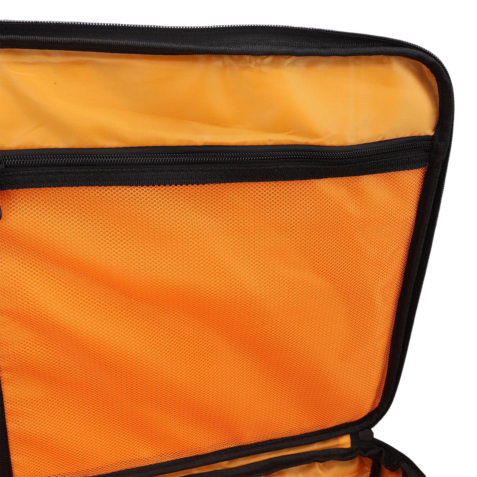 Bolsa para Cables de DJ, Bolsa para DJ de Gran Capacidad con 6 Divisores Desmontables y Forro de Espuma Gruesa, para Equipos de, Mezclador, Tocadiscos, Micrófono, Acces