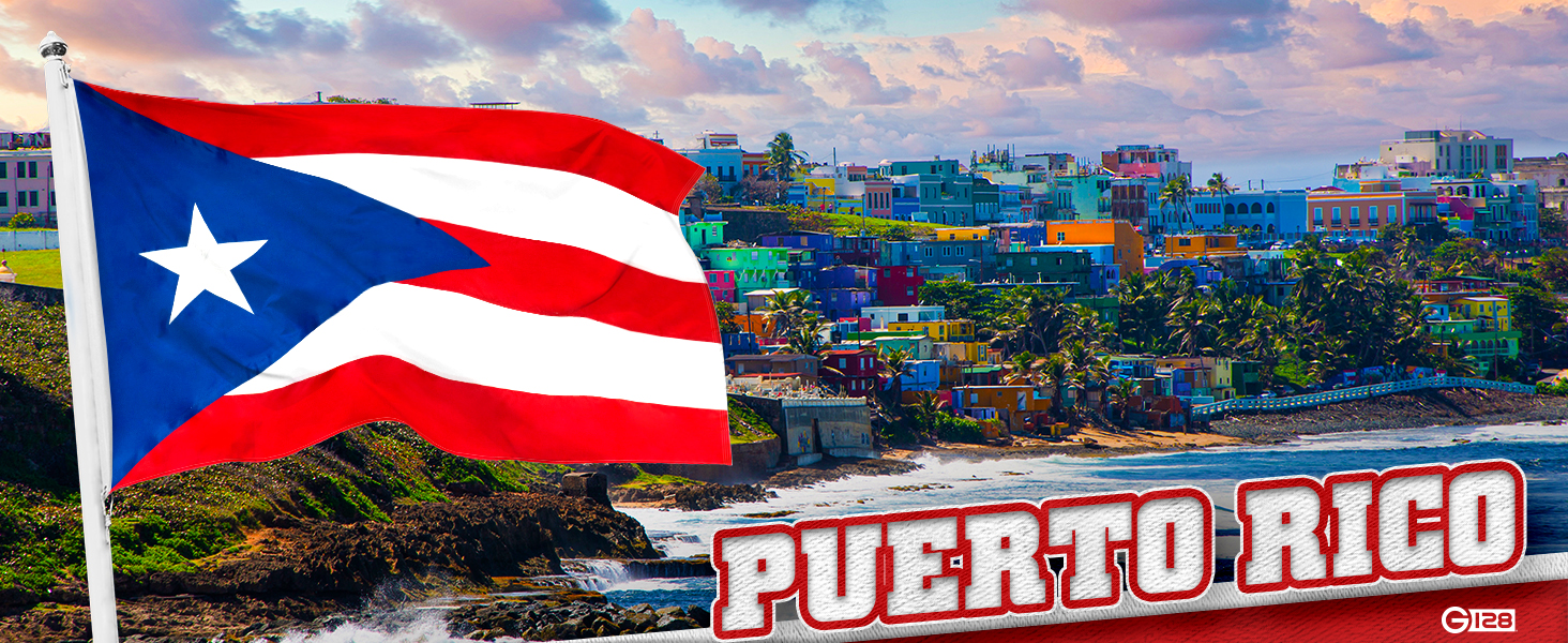 Amazon.com: G128 Puerto Rico Puerto Rican Flag | 4x6 Ft