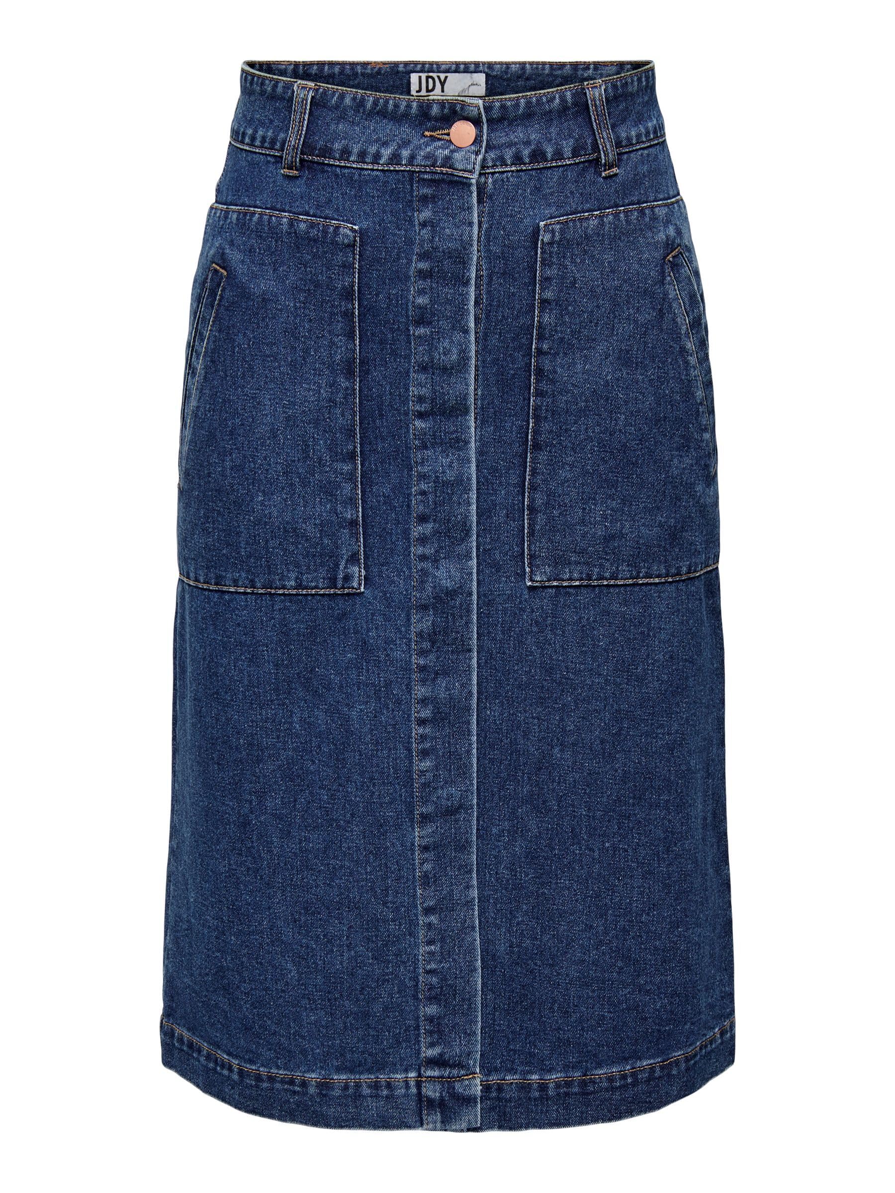 JDY Damen Jdyolivia Hw Skirt Db DNM Noos