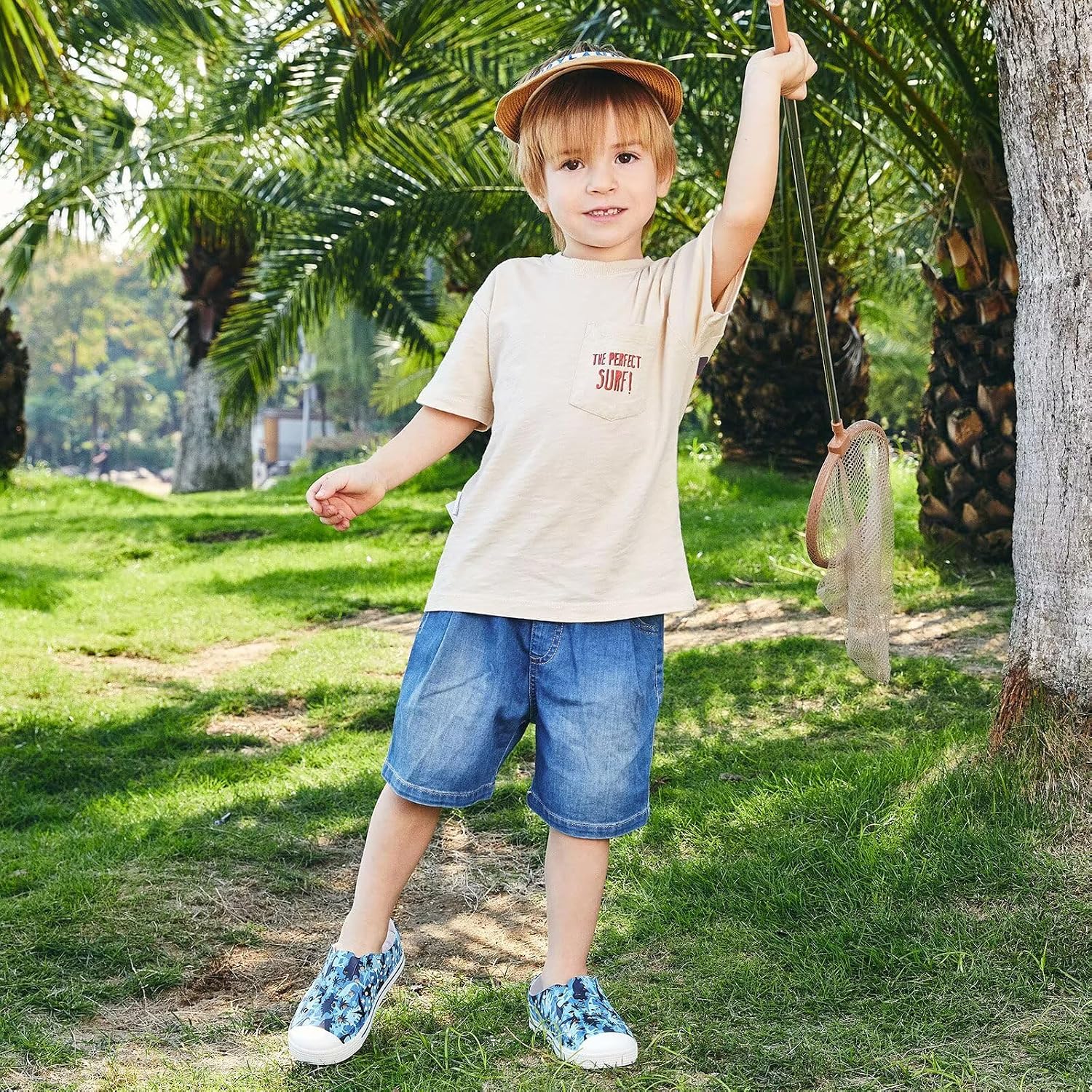 Kids Water Shoes Toddler Lightweight Slip On Sandals