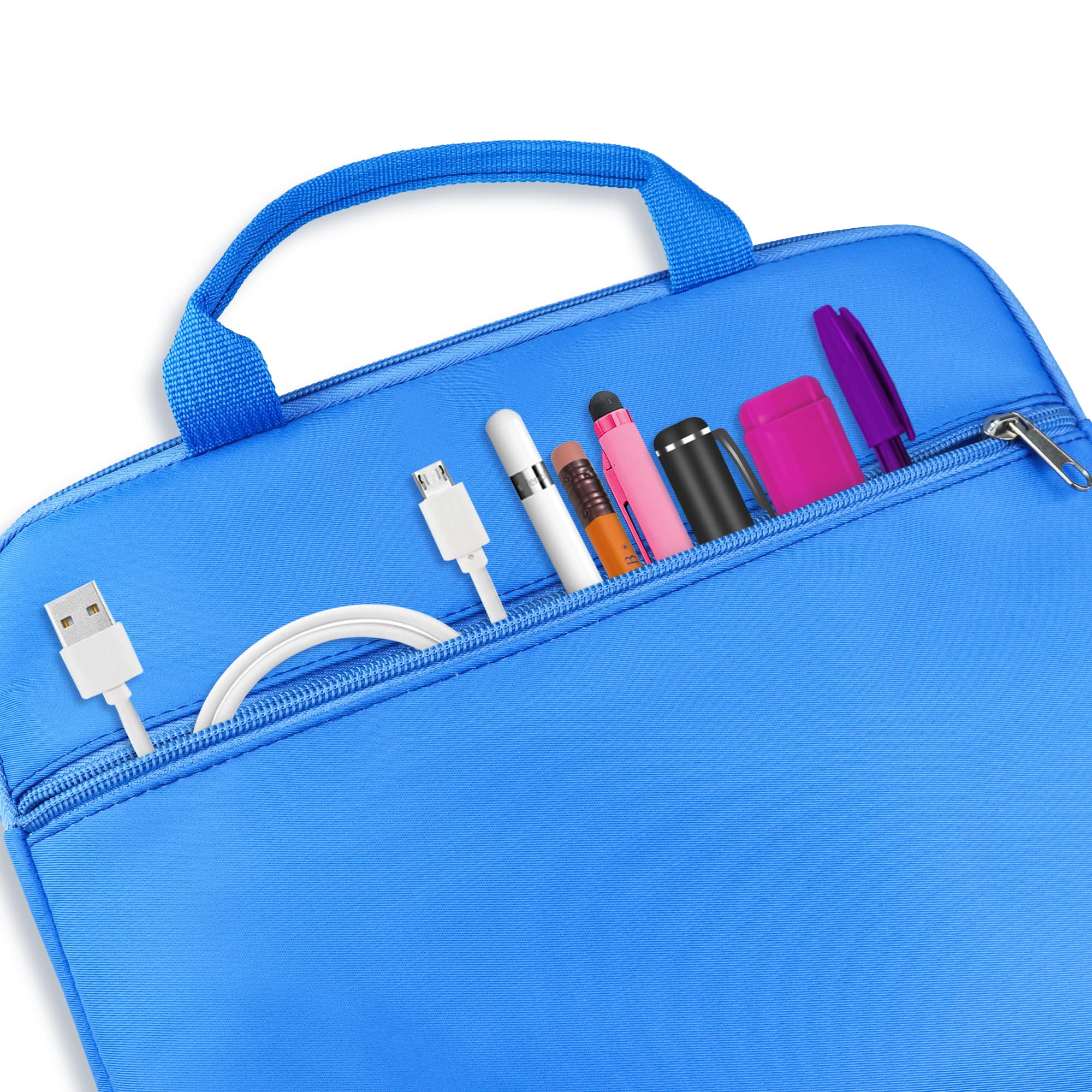 Annmore Housse compatible avec VTech - Storio MAX XL 2.0, Sac compatible avec Lexibook Ordinateur Éducatif Bilingue, Bleu