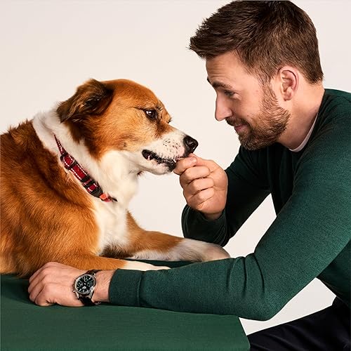 Miniatura 5 de Jinx Golosinas de entrenamiento de carne de res y plátano para perros y cachorros, bajas en calorías, todo natural, carne de res real ahumada lenta,