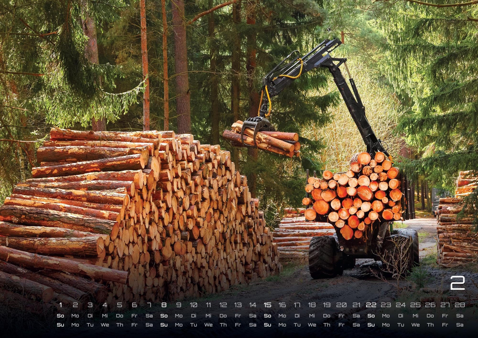 Landmaschinen - Traktor - 2026 - Kalender DIN A2: Der Wandkalender mit den besten Landmaschinen für das Jahr 2026 im extragroßen Format DIN A2 (ca. 60 x 42 cm)!