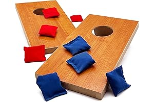 Super Fun, Portable Mini Desktop Cornhole Set of 2