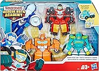 Playskool Heroes Transformers Rescue Bots Academy Rescue Team Pack: 4 Collectible 4.5" Converting Figures for Kids 3+