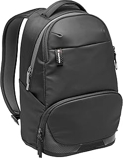 Manfrotto Advanced² Active MB MA2-BP-A Zaino Foto/Laptop, per DSLR e Mirrorless con Obiettivi Standard, Divisori Imbottiti Intercambiabili, Attacco per Treppiede, Tessuto Trattato
