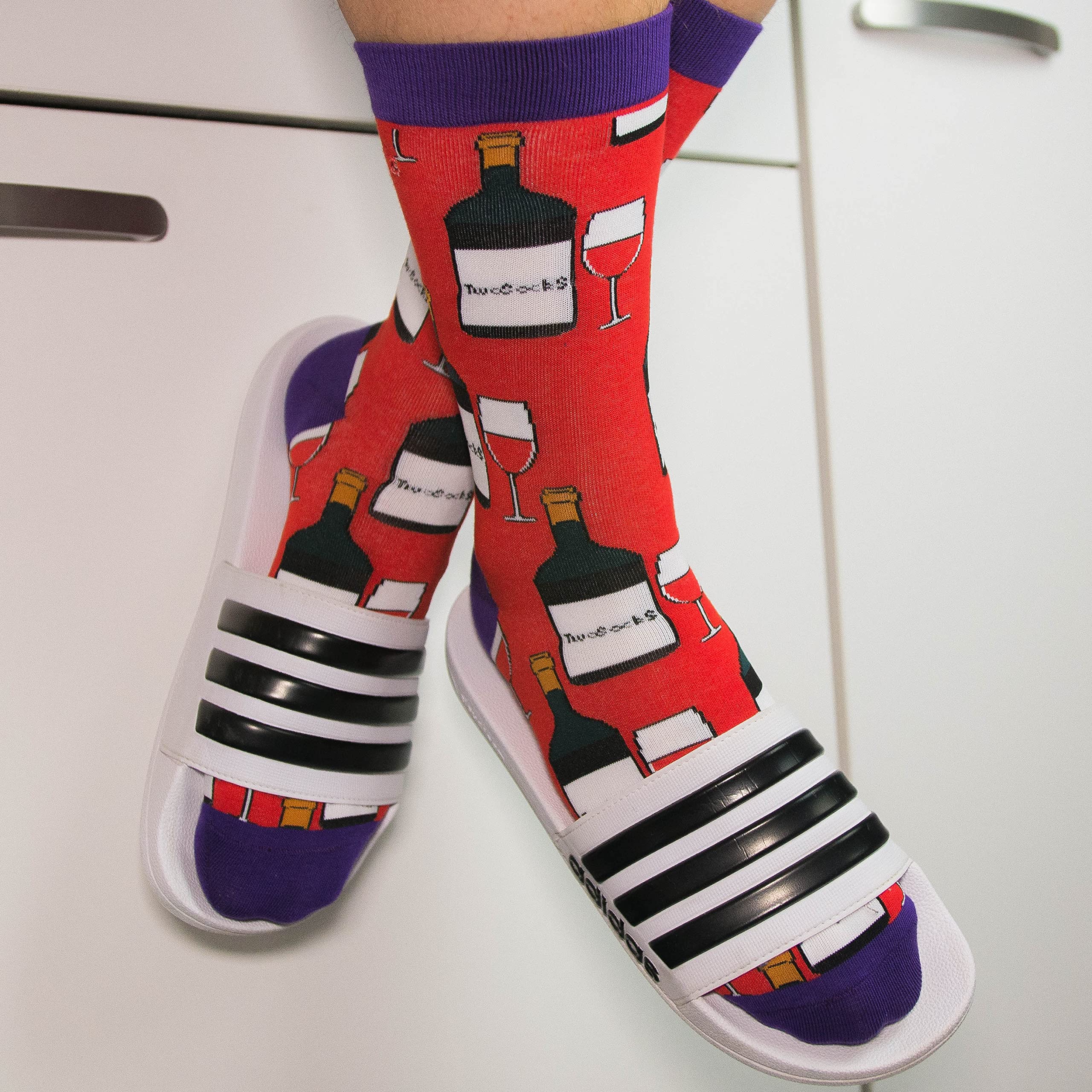 TwoSocks Calze divertenti calze da uomo e da donna come regalo, cotone, taglia unica