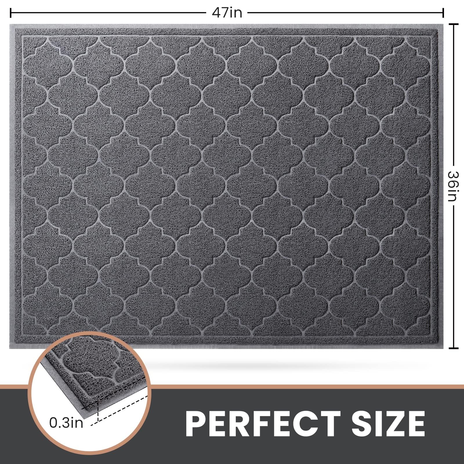 Amazon.com : LuxStep Door Mat Large 36X47 Inch Indoor Outdoor