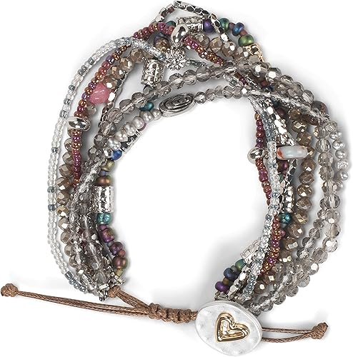 DEMDACO Cuentas Love azul turquesa talla única que se adapta a la mayoría de pulseras de cristal y metal