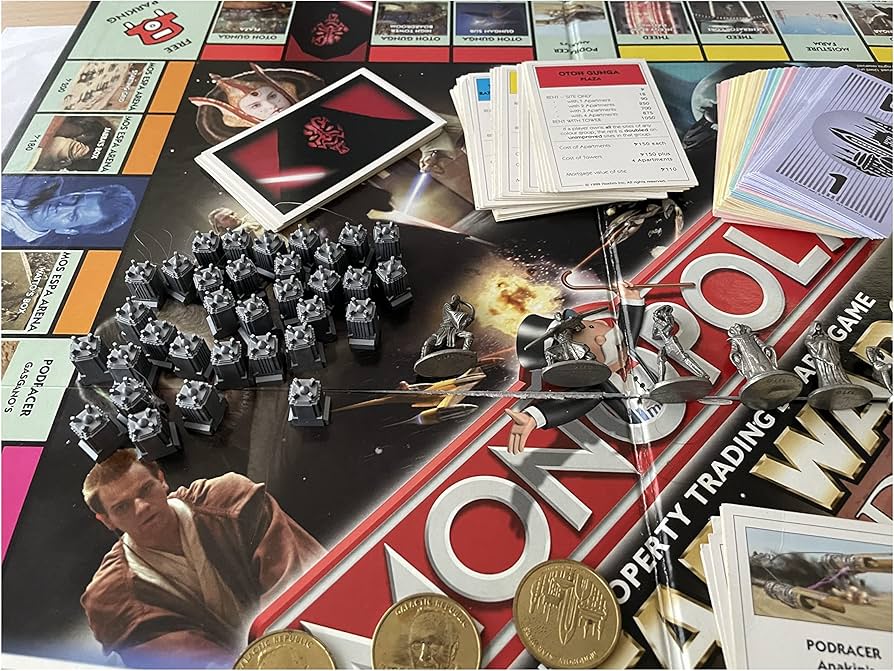 Hasbro Star Wars Episode Monopoly Board Game 1 Edition Exclusive