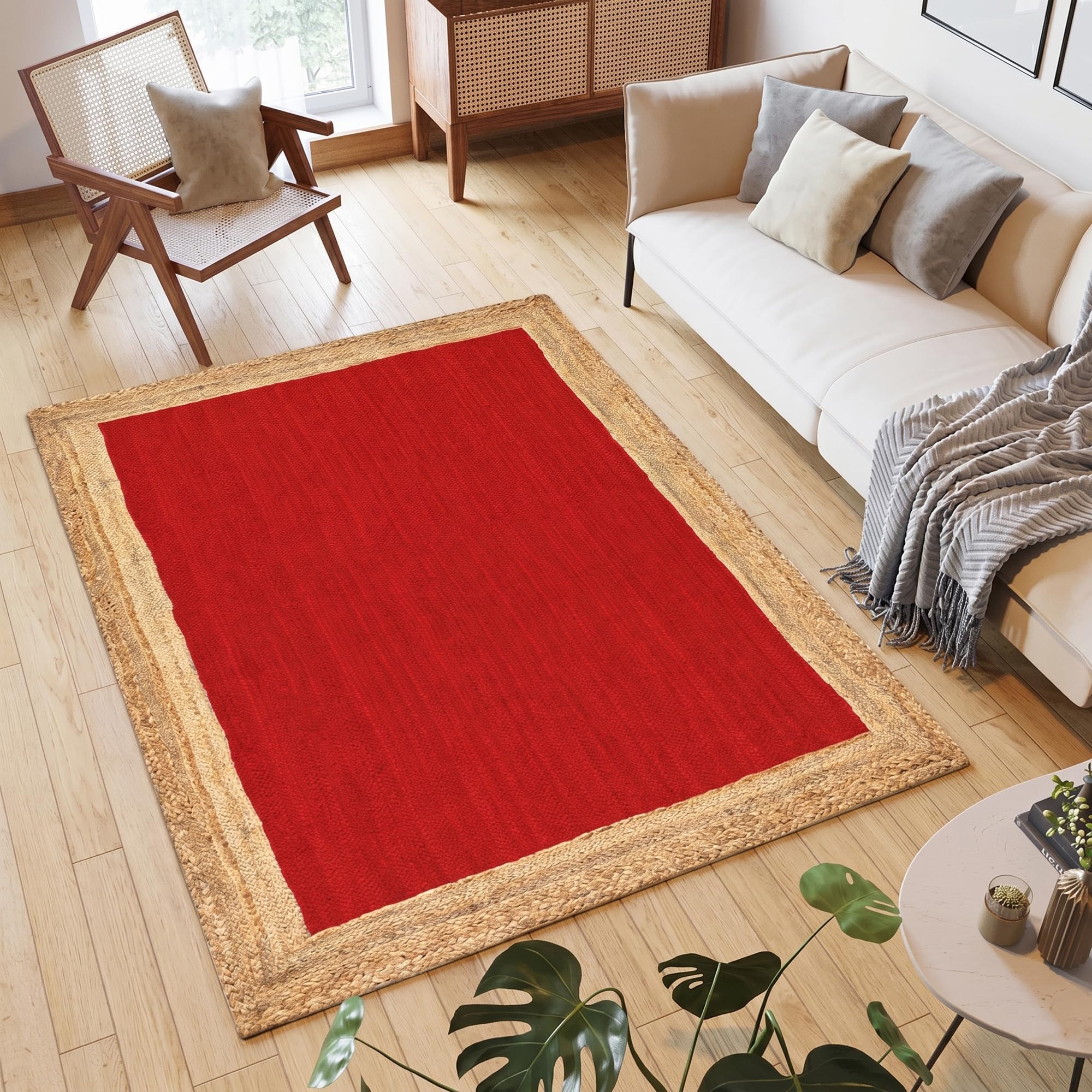Tapis en jute tressé main : réchauffez enfin vos sols froids et ternes