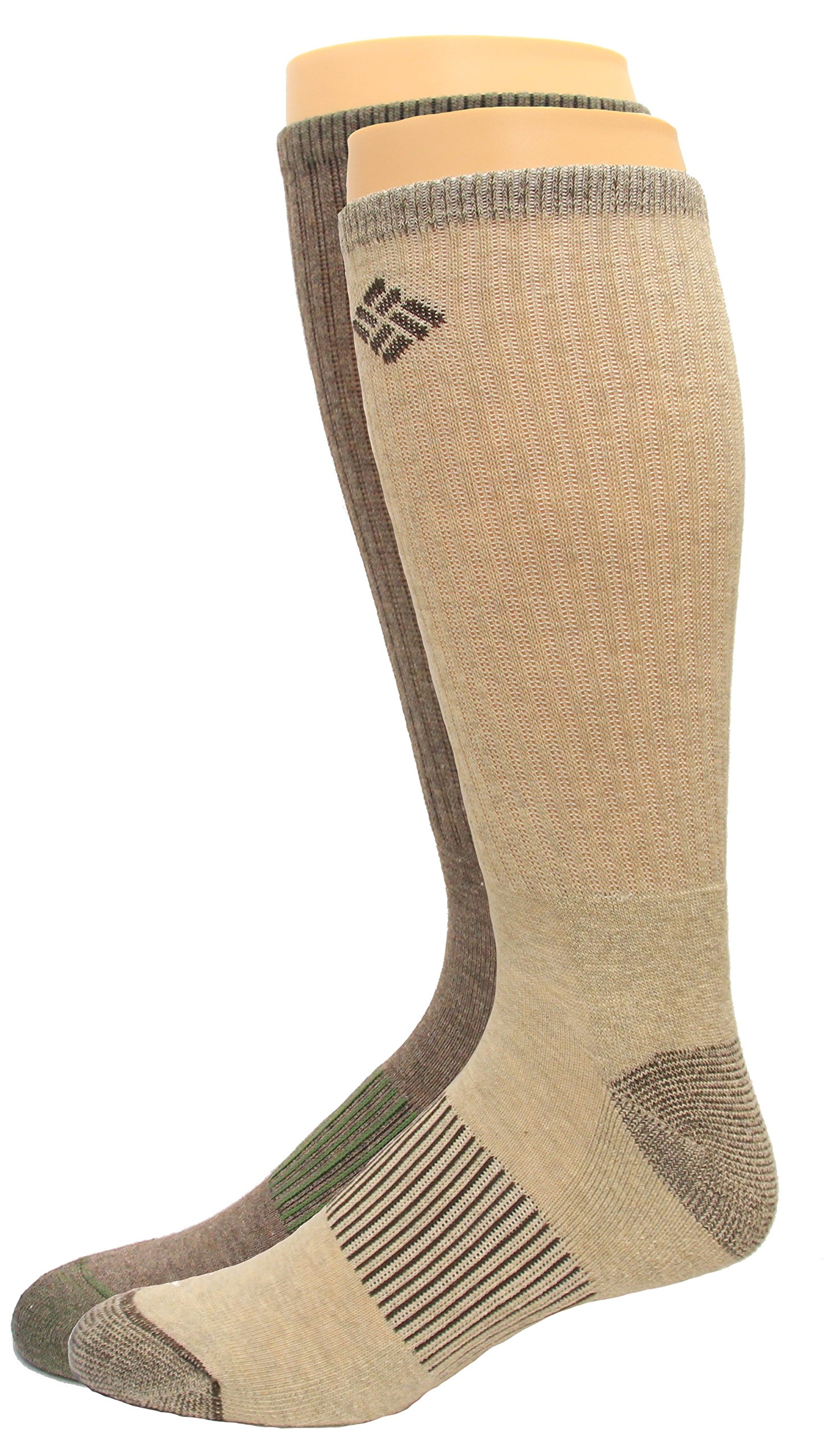 

                                                    Columbia Cotton Heathered Med-weight Crew Socks, K