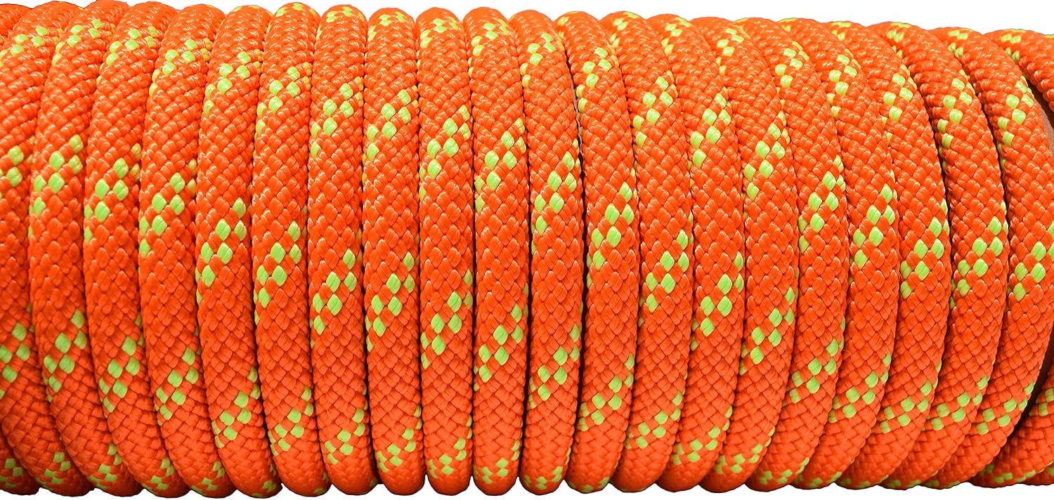 7mm Climbing Accessory Cord Rope Cordage Line for Outdoor in 20 ft and 40 ft High Tenacity Polyester Rope