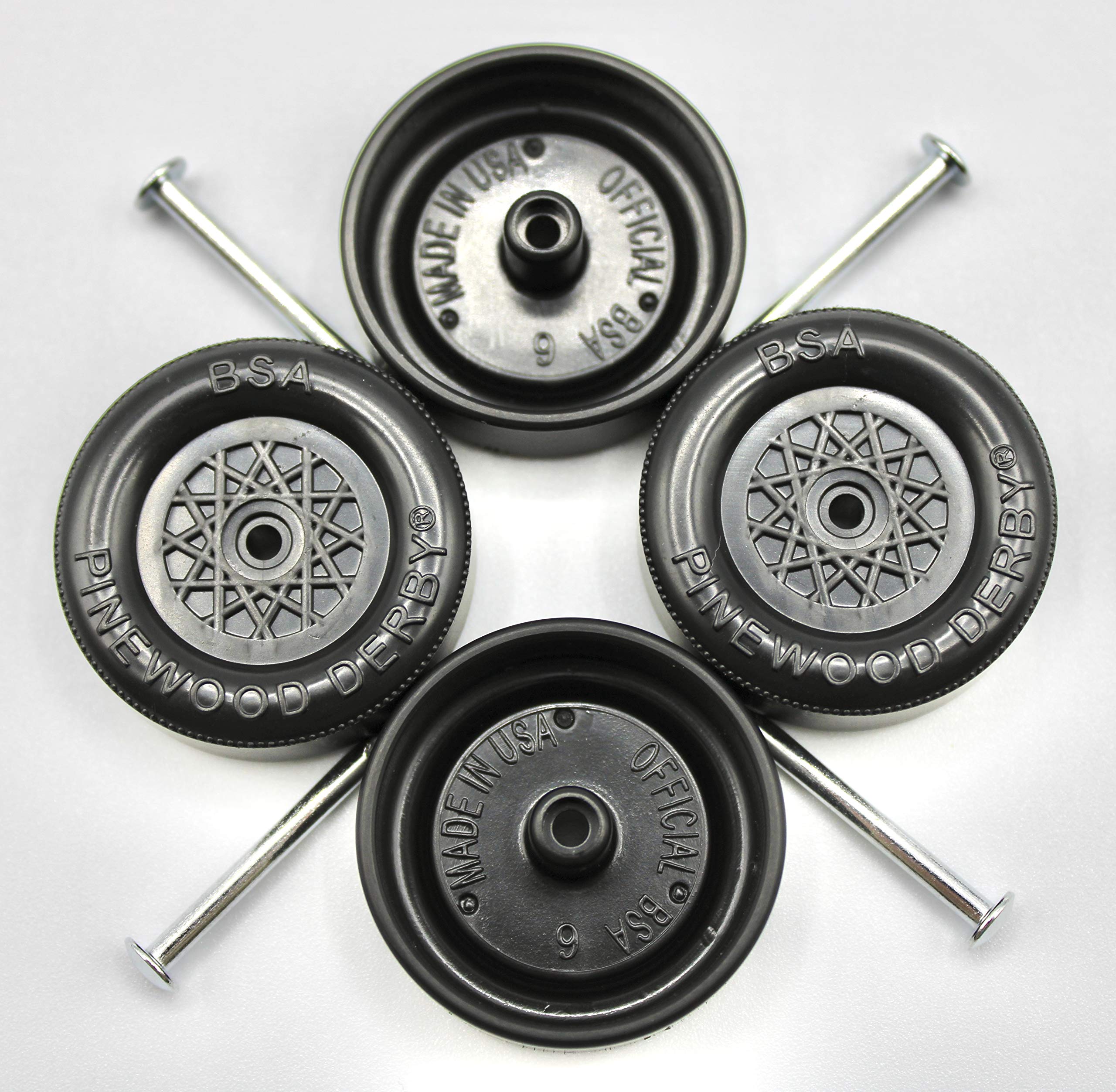 Buy Pinewood Derby BSA Speed Wheels and Speed axles Online at