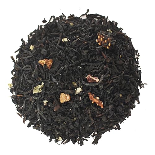 The Tea Farm - Dulce Chocolate Fresa - Mezcla de té negro de hojas sueltas de fruta premium (bolsa de 8 onzas)
