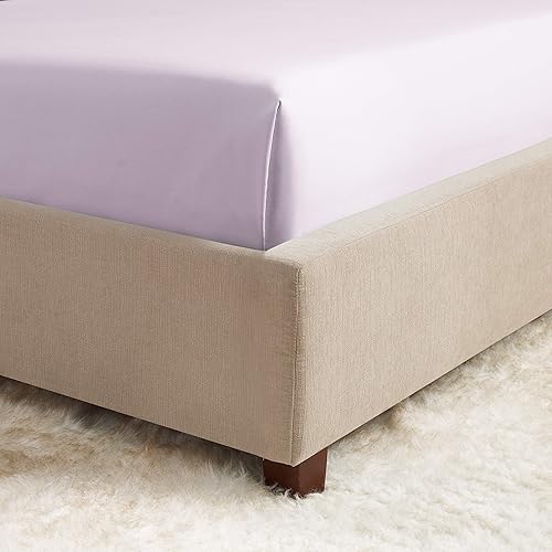 Miniatura 4 de Good Night Bedding Juego de 3 piezas de 800 hilos hecho 100 % de algodón peinado de fibras largas, transpirable, suave y sedoso tejido satinado, se