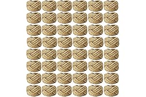 Premium Pack of 50 Twine Napkin Rings: Elevate Your Dining Aesthetics