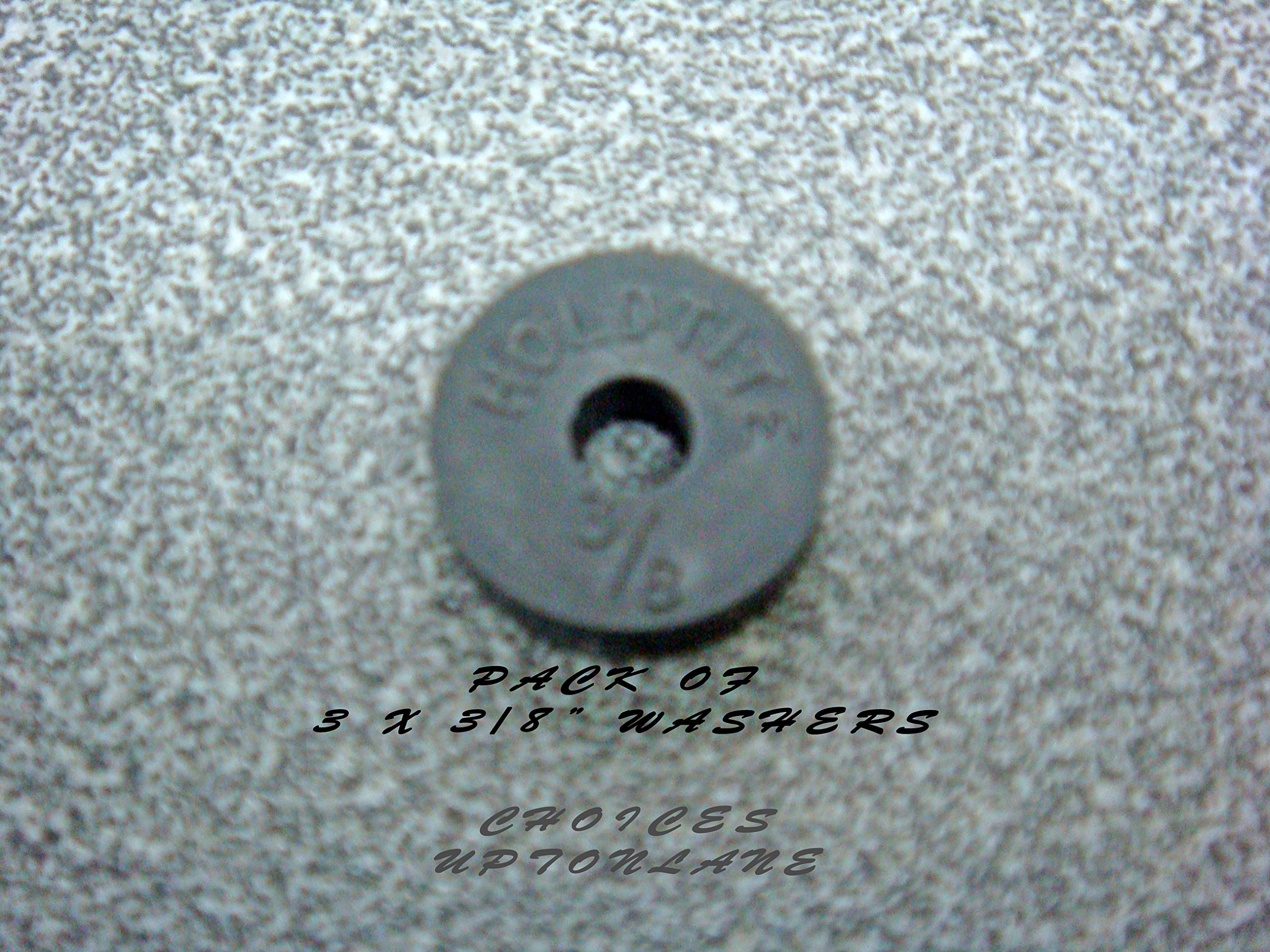 Ak Black Rubber Replacement Flat Tap Washers For Sink Bath Basin Taps Various Sizes & Packs (Pack Of 3 X 3/8")