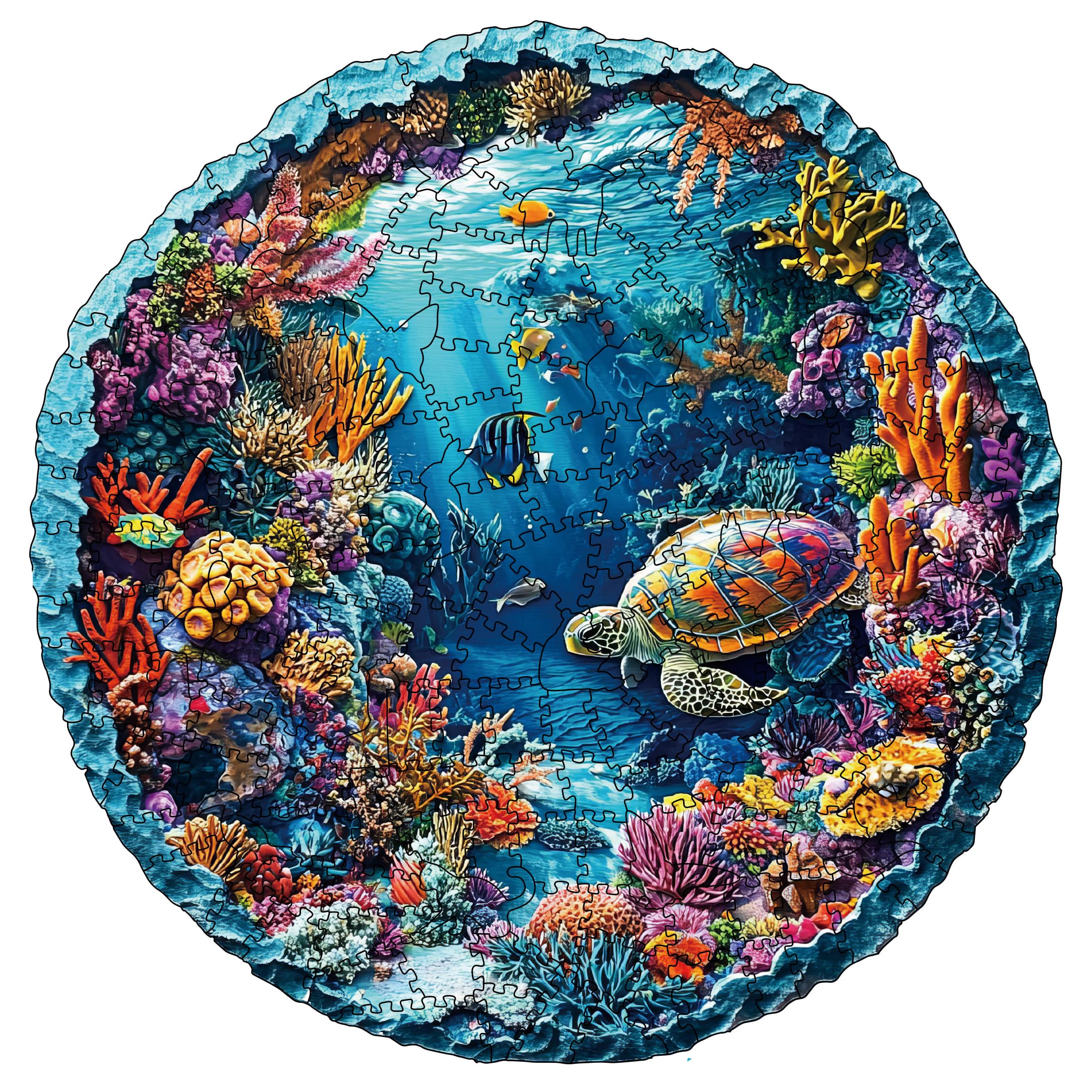 Wooden Puzzles for Adults, 200 pcs Wooden Jigsaw Puzzles for Adults,Irregular shape animal puzzle, Christmas game gifts