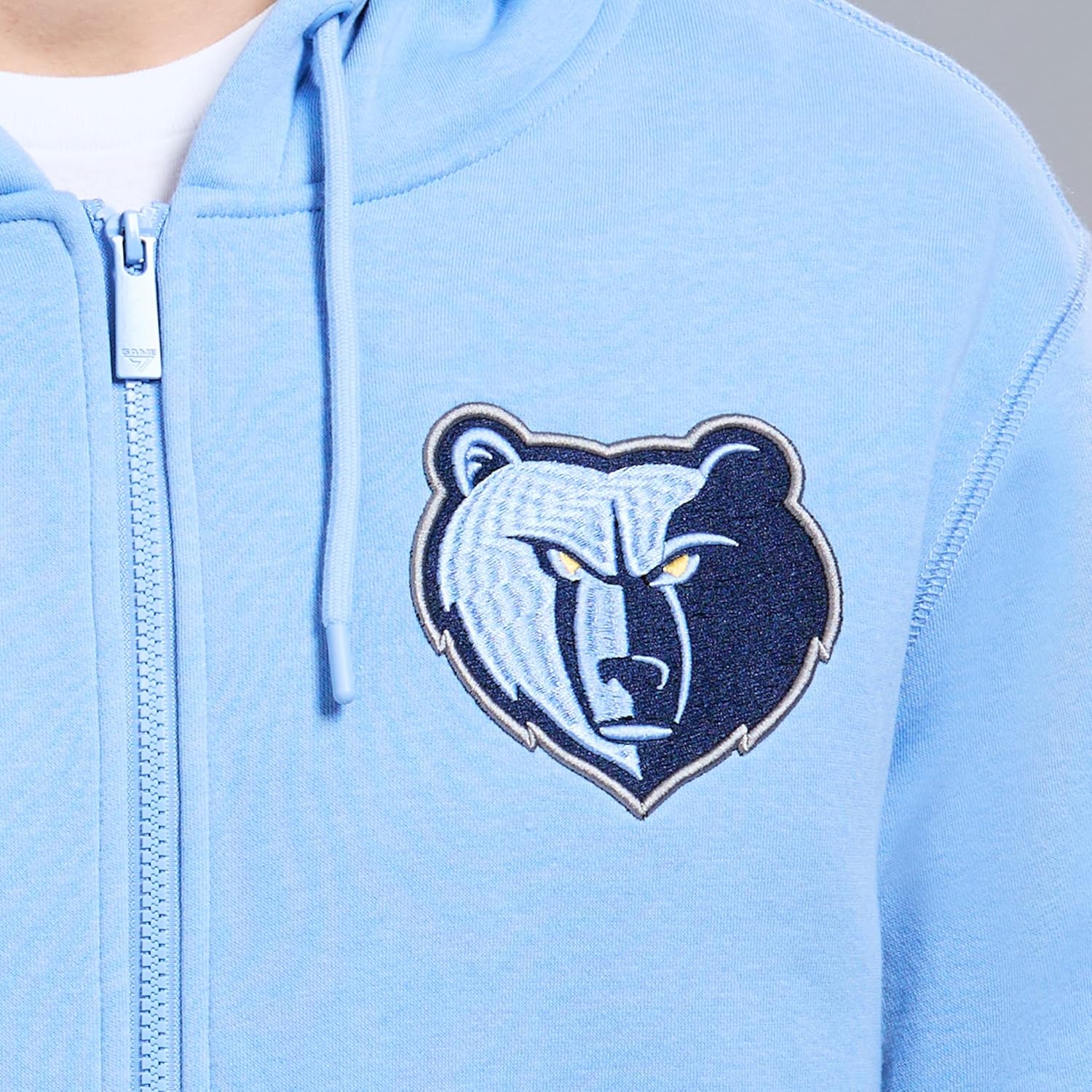 GAME 7 NBA Officially Licensed Men's Long Sleeve Zip Up Hooded Fleece Sweatshirt - Image 4