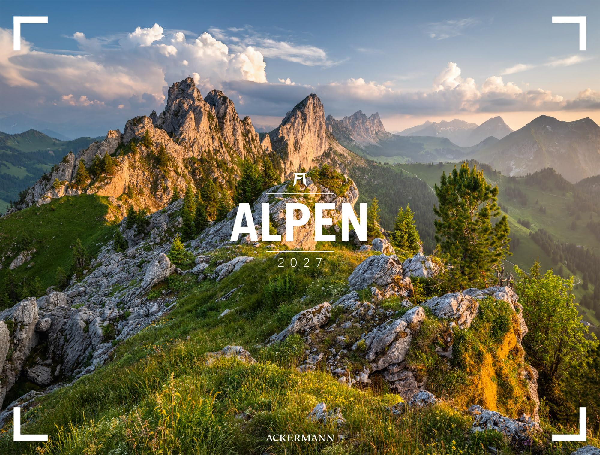 Alpen Gallery Kalender 2027: Bildstarker Berge-Kalender im großen Querformat (66x50 cm) | Berge und Natur im Großformat