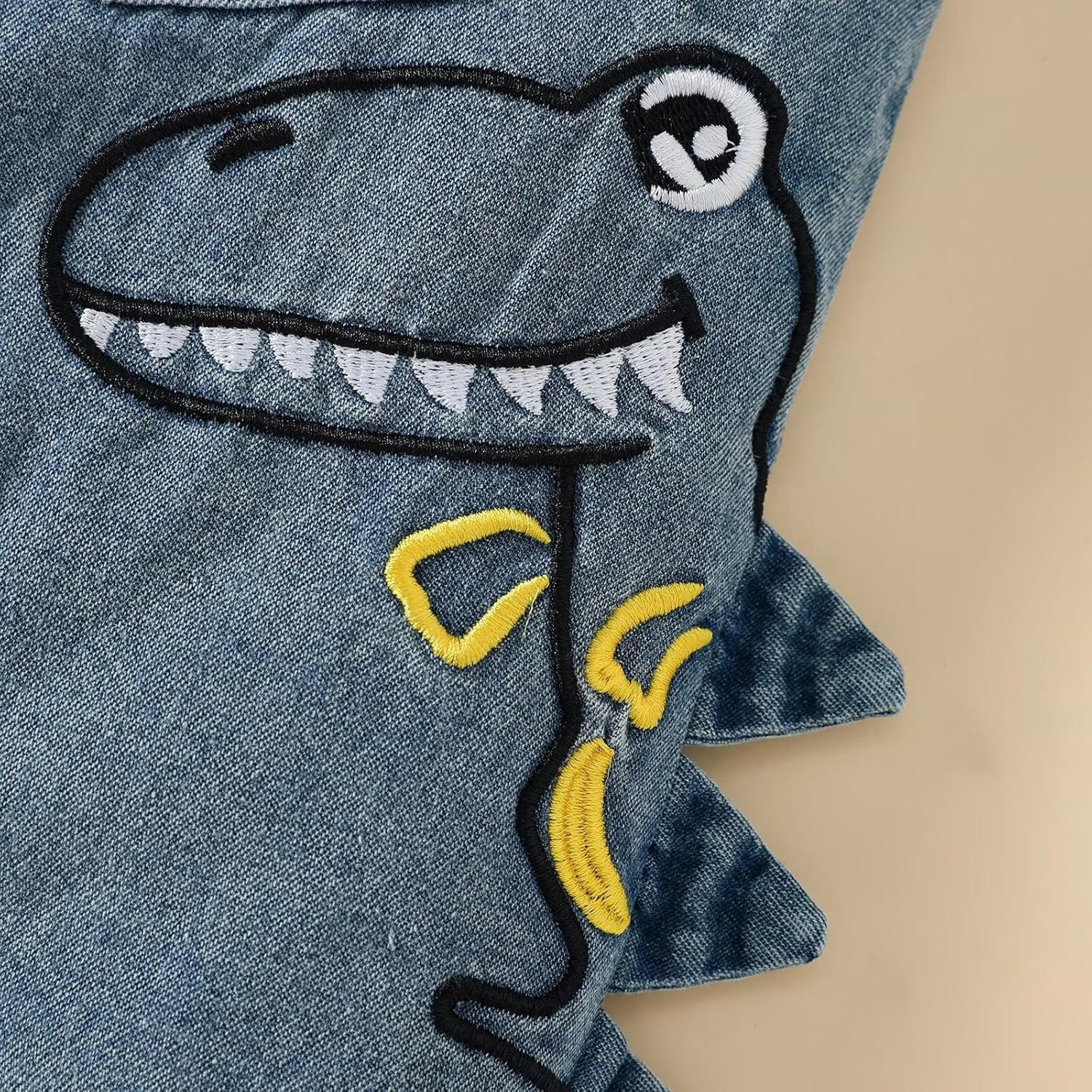 Baby Boy Clothes Summer Outfits Infant Short Sleeve Striped Romper Cute Dinosaur Jeans Suspender Overalls 0-18 Months