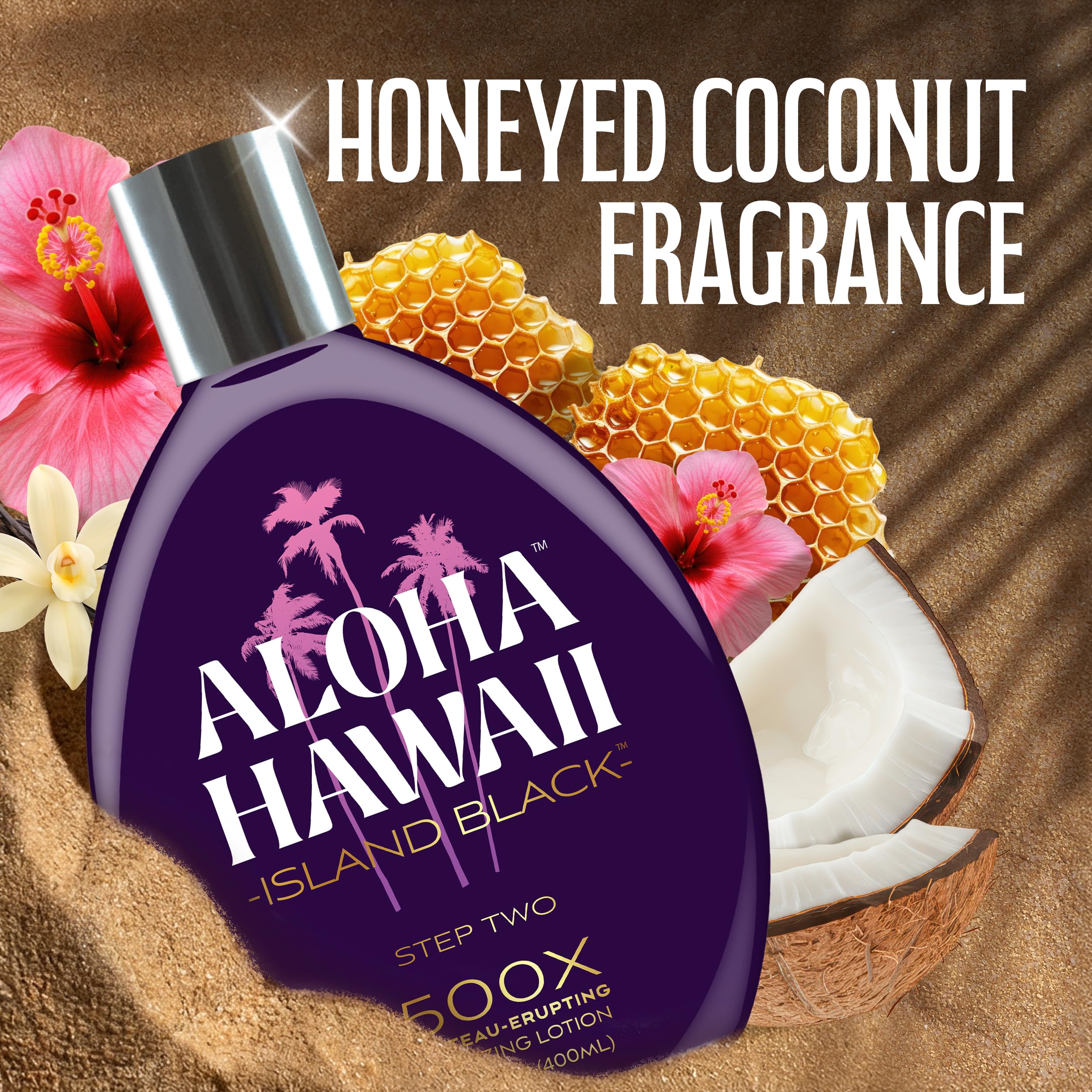 Amazon.com : Aloha Hawaii Island Black Tanning Lotion, 500X