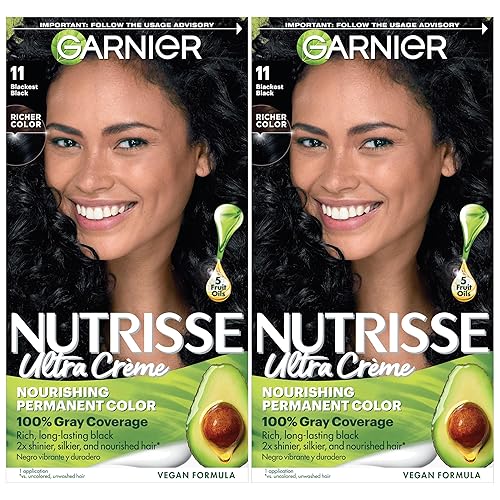 Garnier Nutrisse Ultra Crème Hair Color, Permanent Hair Dye with