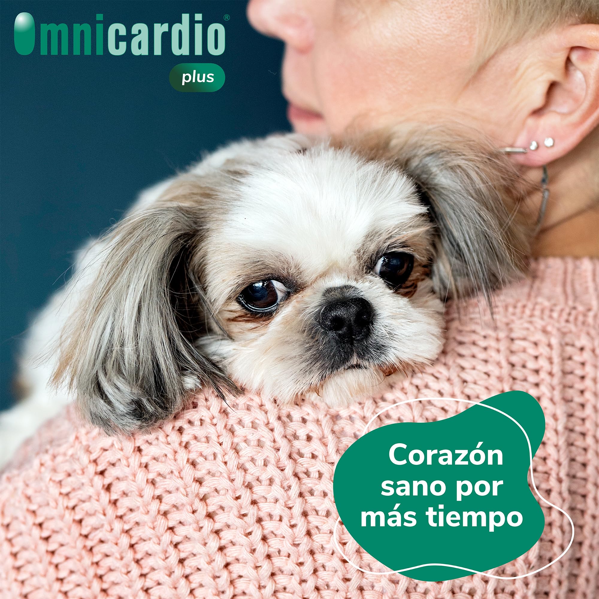 Omnicardio Plus Hifarmax - Suplemento Cardíaco para Perros y Gatos | Apoyo al Corazón con Taurina y L-Carnitina | Suplemento Corazón Perros | 60 Comprimidos