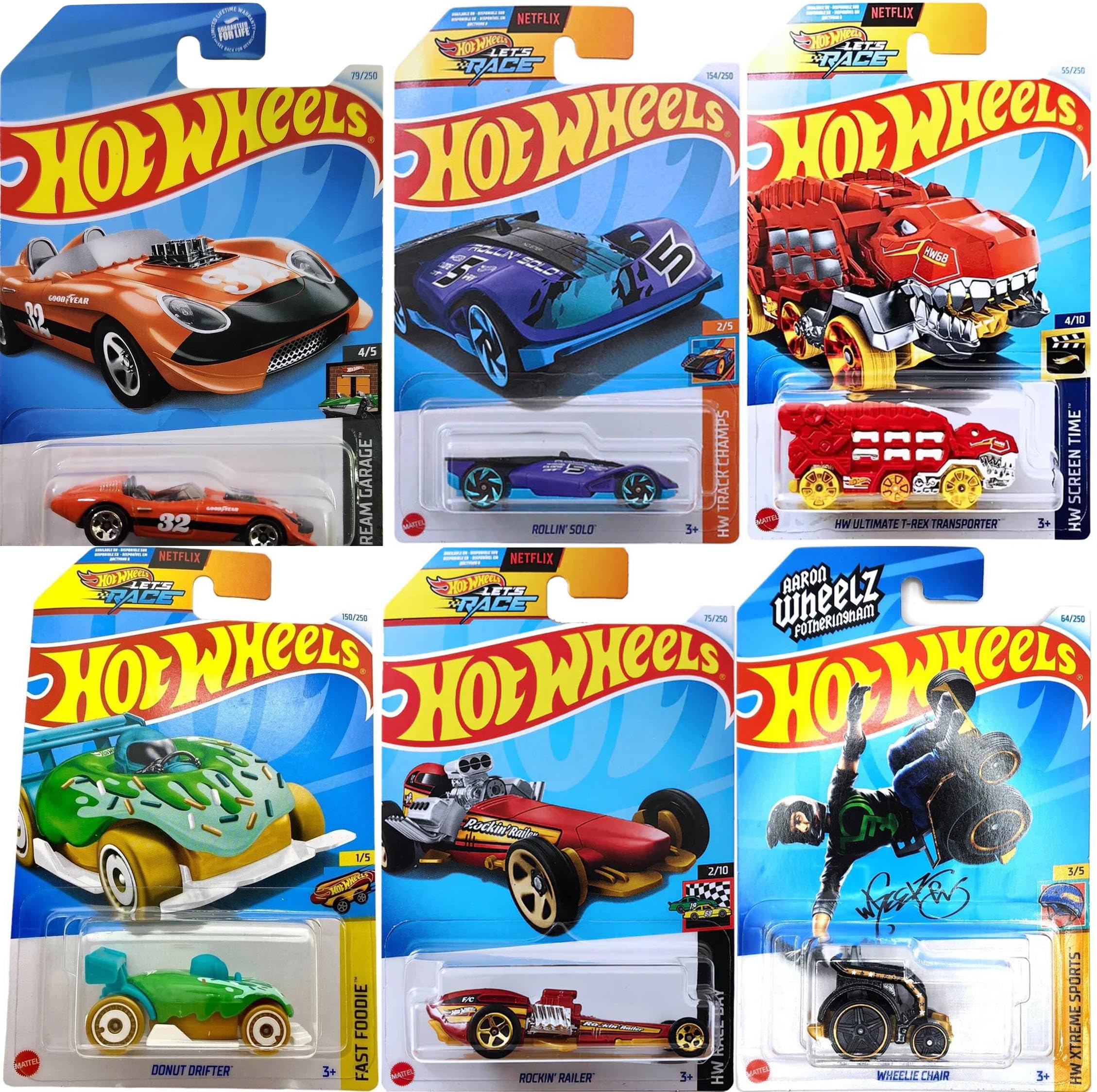 Hot Wheels 1:64 Scale Mainline Basic Car – Pack of 6 (Assorted Hot Wheels 1:64 Scale Mainline Basic Car – Pack of 6 (Assorted
