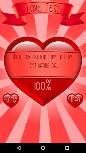Love Test - Calculadora de compatibilidade