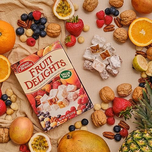Miniatura 4 de Liberty Orchards, Fruit Delights Value Pack - Surtido de dulces veganos masticables - 8 onzas