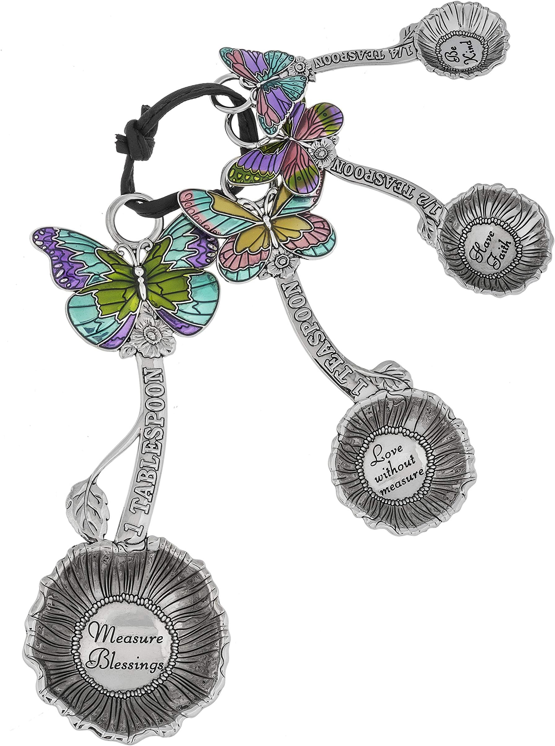 Flies Measuring Spoons, Silver