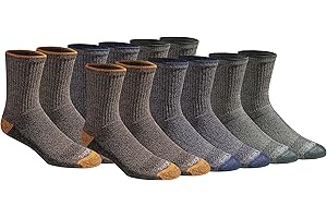 Men's Dri-tech Moisture Control Comfort Length Mid-Crew Socks: The Epitome of Comfort for Your Feet